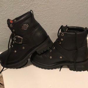 Women’s Harley Davidson Boots- never worn size 8